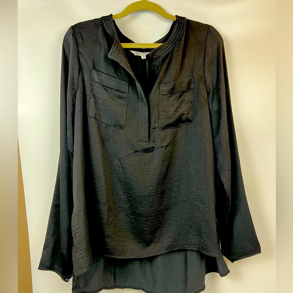 Bobeau black dress blouse. Size XL. EUC